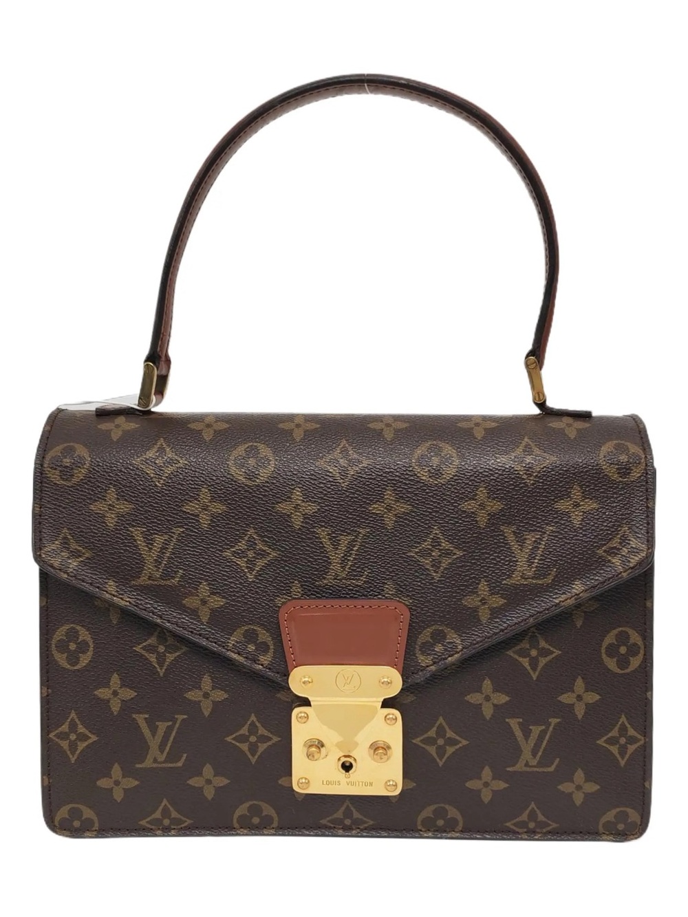 ♥️Louis Vuitton Concorde Brown Monogram Top Handle Shoulder Bag♥️